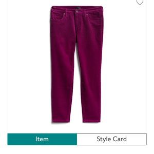 Pretty corduroy pants petite length